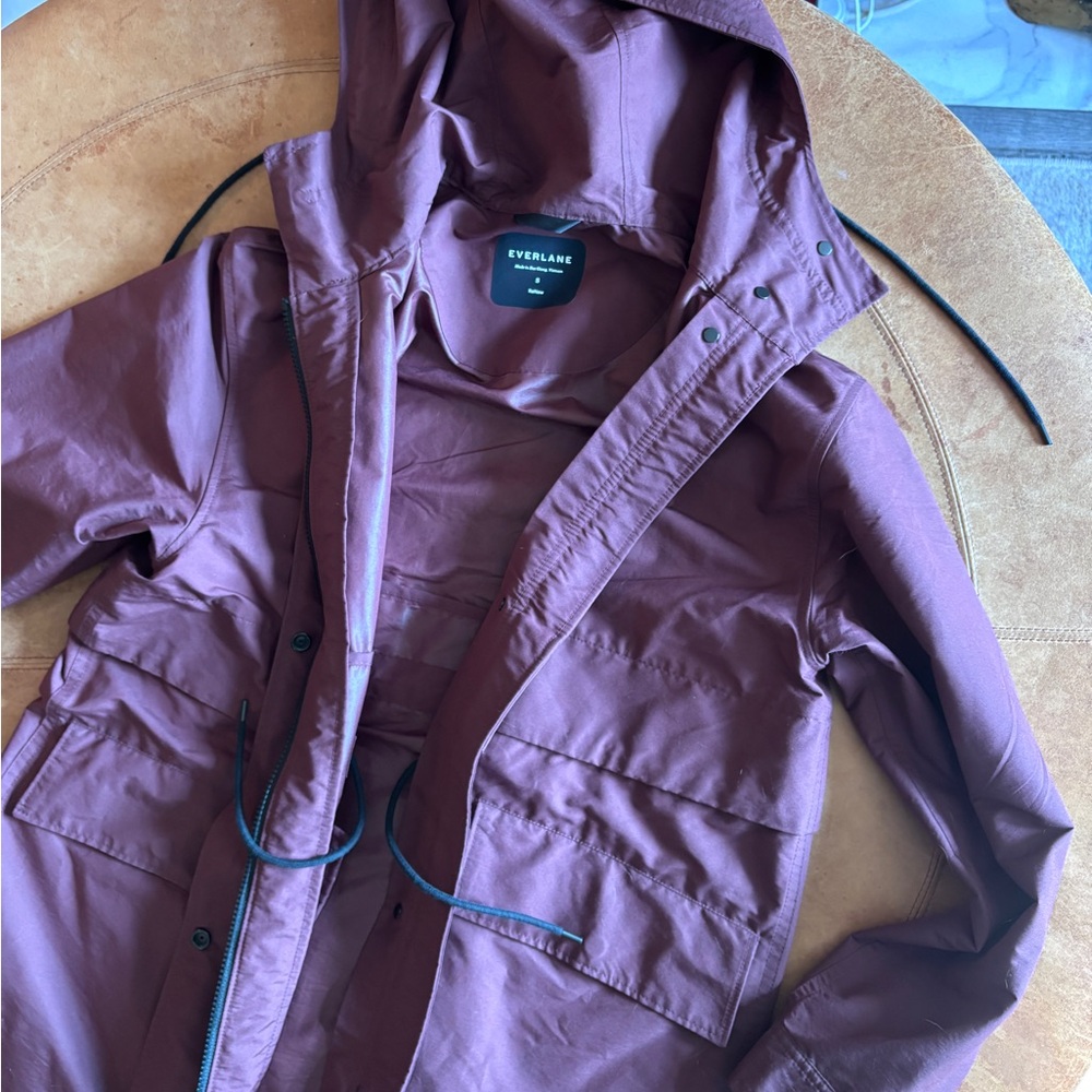 Everlane Burgundy Lightweight Jacket - Picture 2 of 13